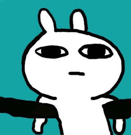 兔子吃瓜吃疯了表情包